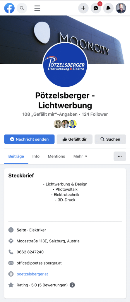 Facebook - Pötzelsberger